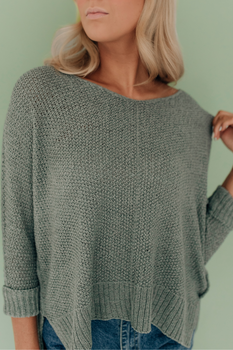 The Lucky Ones Sweater - Heather Gray