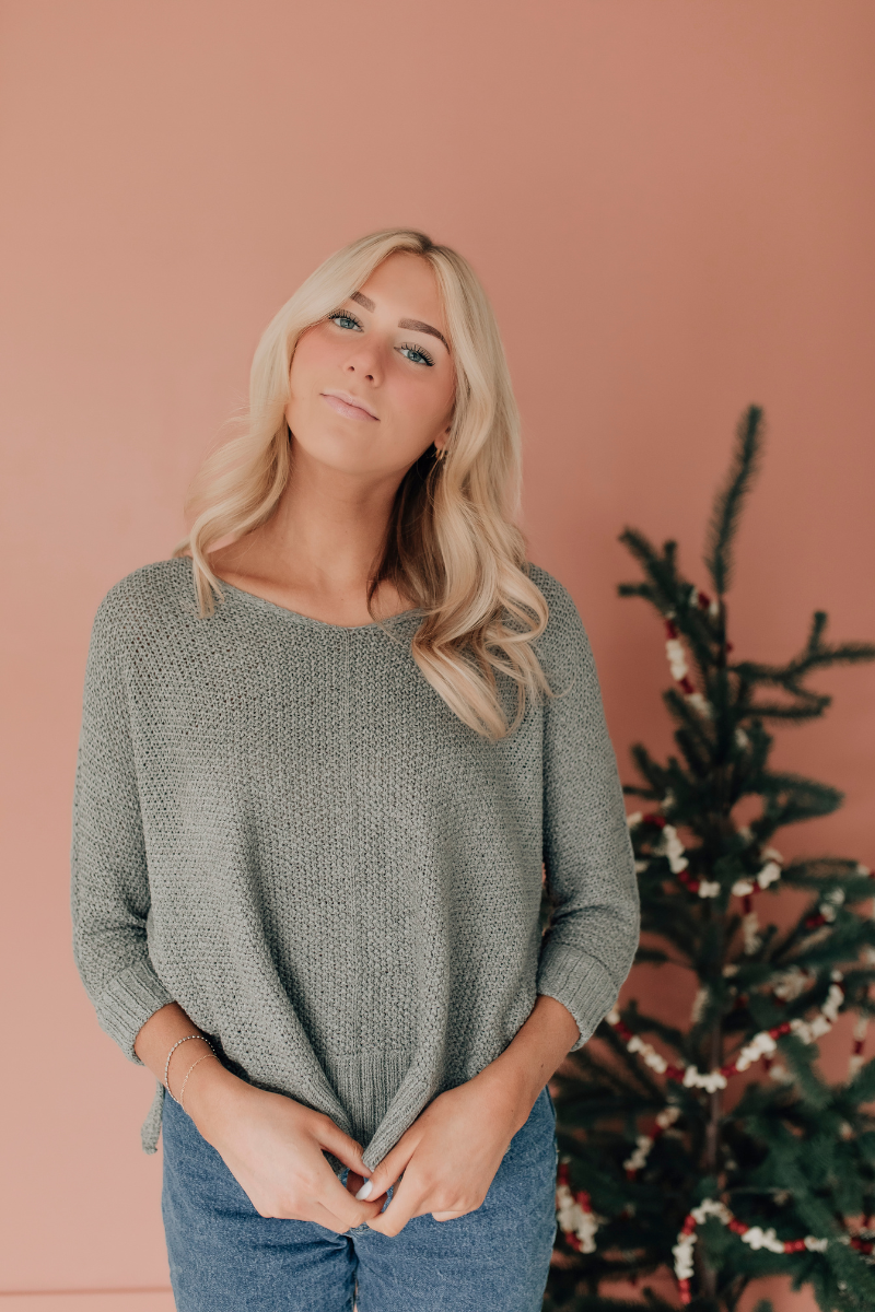 The Lucky Ones Sweater - Heather Gray