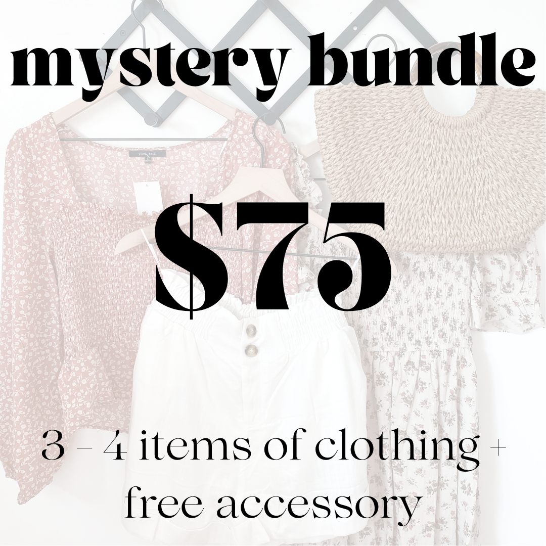 Mystery Bundle - 3-4 pieces of clothing + free accessory!